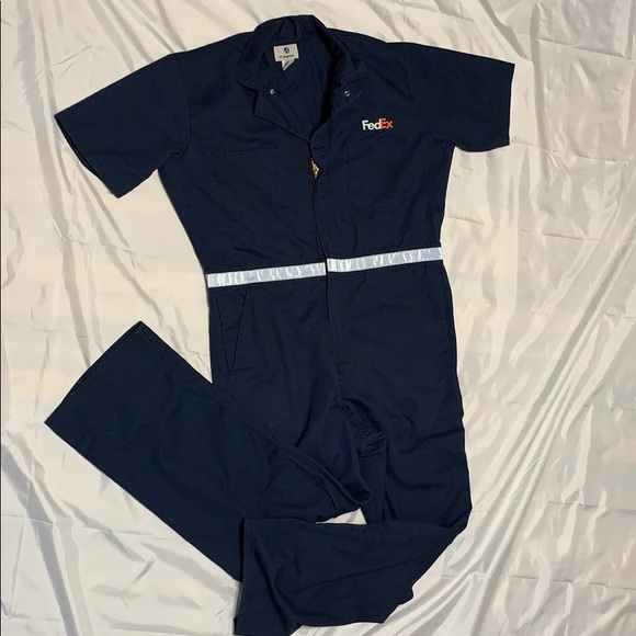 Vf Imagewear Pants Fedex Jumpsuit Mechanic Uniform Sz 42 Poshmark